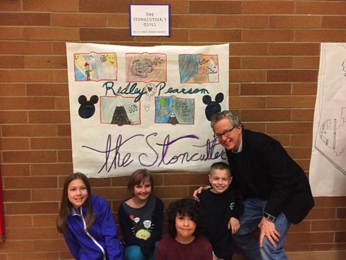 Author Ridley Pearson visits JME!!  The Stonecutter's Quill by Red Group